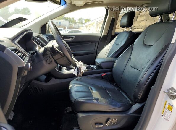 2FMPK3K95GBC34161 2016 FORD EDGE Белый Вид салона спереди