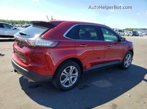 2FMPK3K95HBC01470 2017 FORD EDGE Burgundy Tył prawy