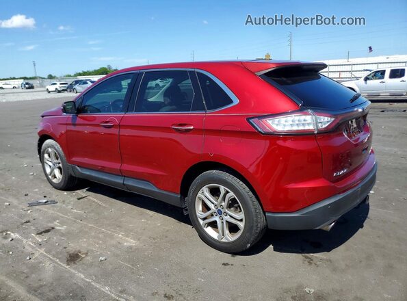 2FMPK3K95HBC01470 2017 FORD EDGE Burgundy Tył lewy