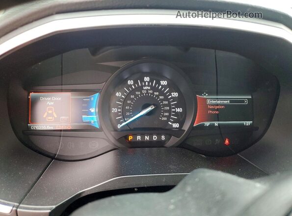 2FMPK3K97JBB43853 2018 FORD EDGE Серебряный Вид щитка приборов