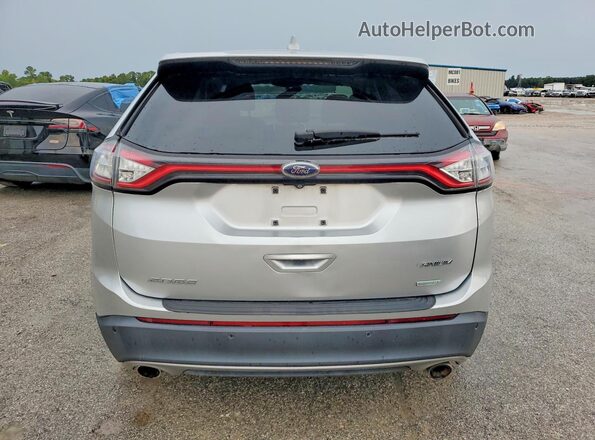 2FMPK3K97JBB43853 2018 FORD EDGE Серебряный Вид сзади