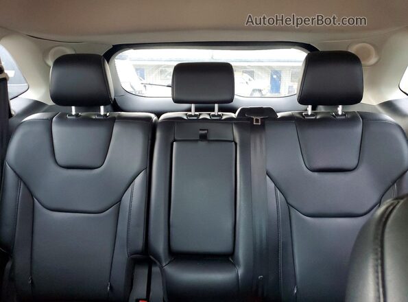 2FMPK3K97JBB43853 2018 FORD EDGE Серебряный Вид задних сидений