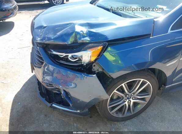 2FMPK3K99KBB69114 2019 FORD EDGE Blue წინა ხედი