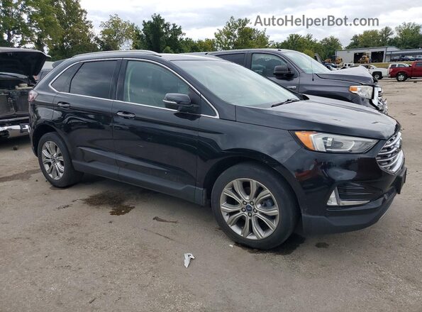 2FMPK3K99KBC64613 2019 FORD EDGE Black Delantero derecho