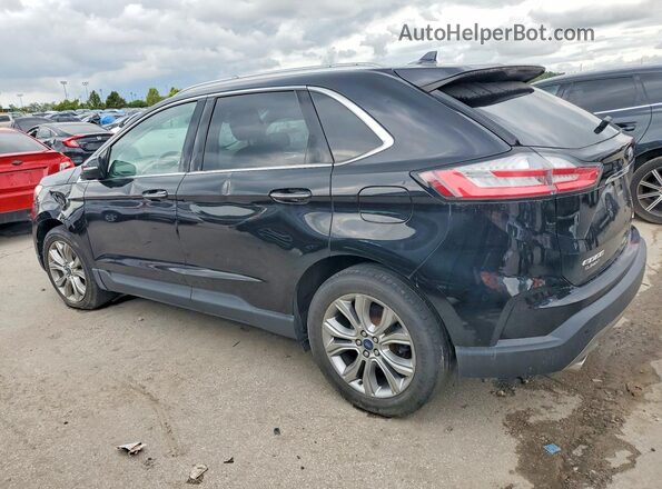 2FMPK3K99KBC64613 2019 FORD EDGE Black Trasero izquierdo