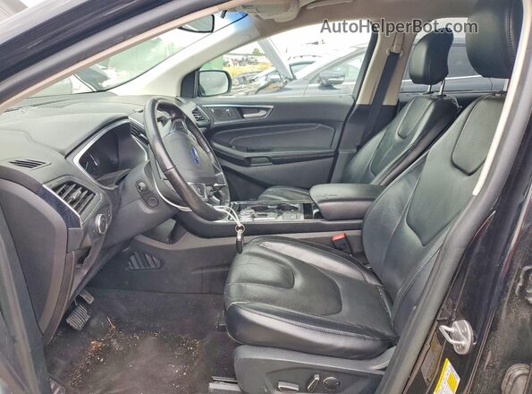 2FMPK3K99KBC64613 2019 FORD EDGE Black Vista interior delantera