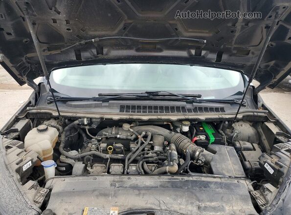 2FMPK3K99KBC64613 2019 FORD EDGE Black Vista del compartimento del motor