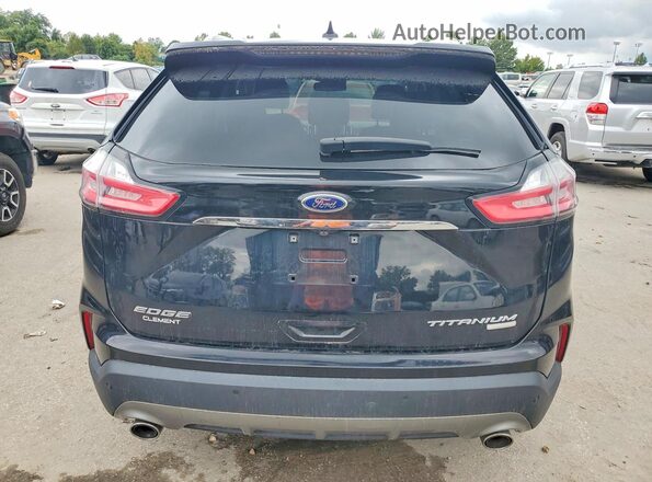 2FMPK3K99KBC64613 2019 FORD EDGE Black Vista trasera