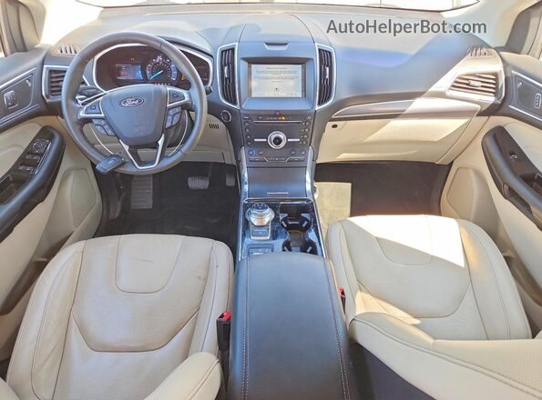 2FMPK3K9XKBB37482 2019 FORD EDGE Silver Dashboard view