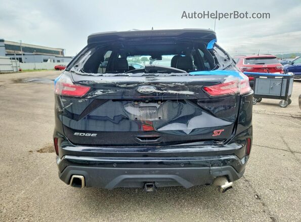 2FMPK4AP0KBC08825 2019 FORD EDGE Black Vista trasera