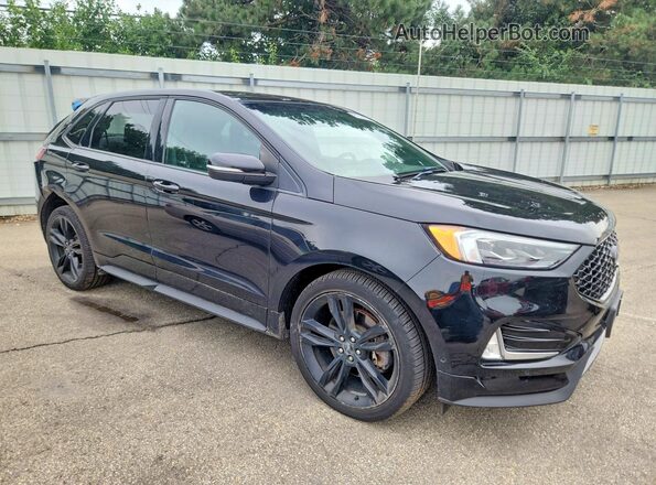 2FMPK4AP0KBC08825 2019 FORD EDGE Black Delantero derecho
