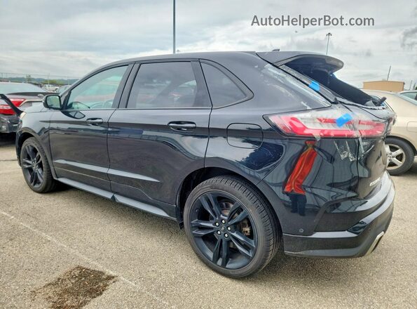 2FMPK4AP0KBC08825 2019 FORD EDGE Black Trasero izquierdo