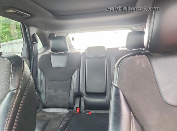2FMPK4AP0KBC08825 2019 FORD EDGE Black Vista de los asientos traseros