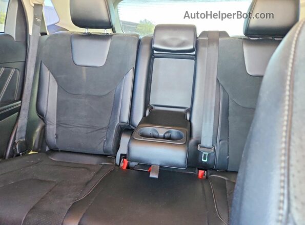 2FMPK4AP1GBB53194 2016 FORD EDGE Red Вид задніх сидінь
