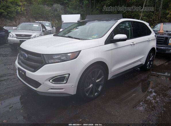 2FMPK4AP1JBB55308 2018 FORD EDGE White Front left