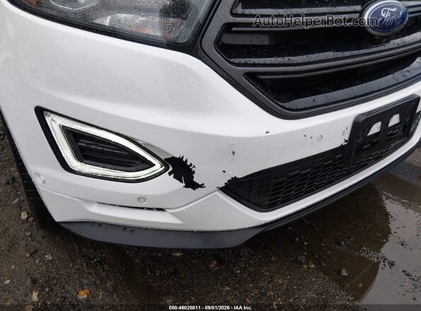2FMPK4AP1JBB55308 2018 FORD EDGE White Front view