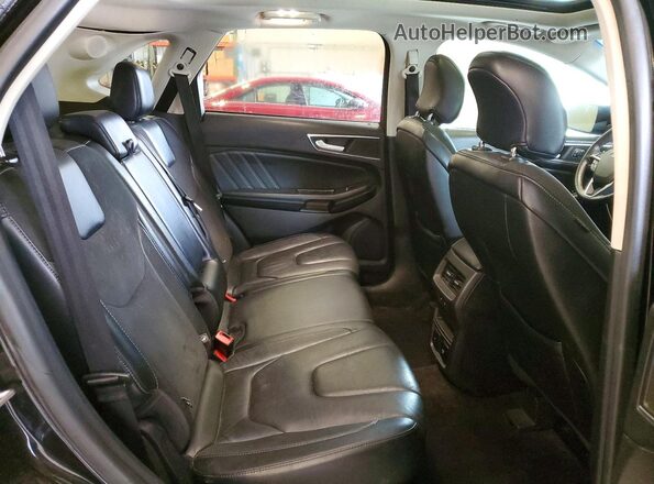 2FMPK4AP2GBB57920 2016 FORD EDGE Black Widok wnętrza z tyłu