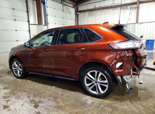 2FMPK4AP2GBC31465 2016 FORD EDGE Burgundy Tył lewy