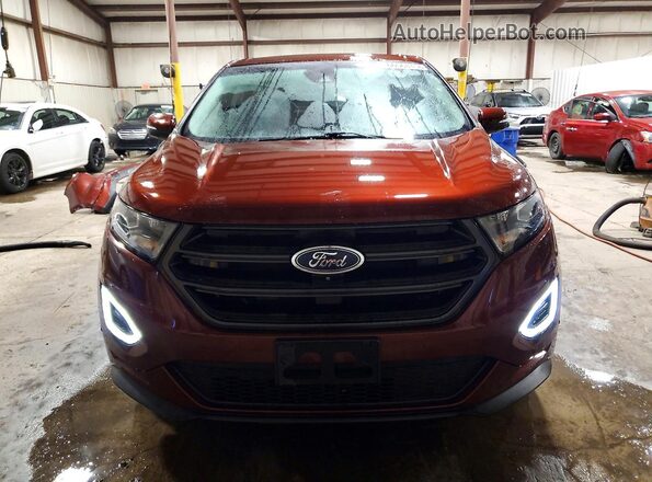 2FMPK4AP2GBC31465 2016 FORD EDGE Burgundy Widok z przodu