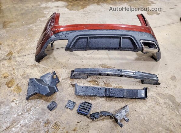 2FMPK4AP2GBC31465 2016 FORD EDGE Burgundy Widok naklejki z numerem VIN