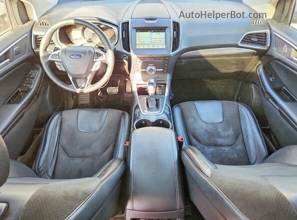 2FMPK4AP4HBC46227 2017 FORD EDGE White Vista del salpicadero