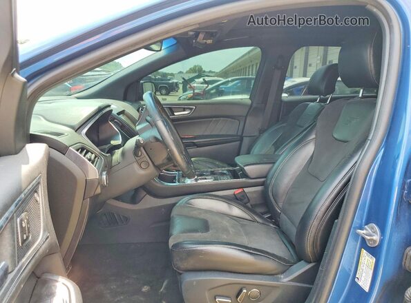 2FMPK4AP4KBC71880 2019 FORD EDGE Blue წინა სალონის ხედი
