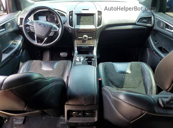 2FMPK4AP4KBC71880 2019 FORD EDGE Blue წინა პანელის ხედი