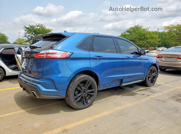 2FMPK4AP4KBC71880 2019 FORD EDGE Blue უკანა მარჯვენა