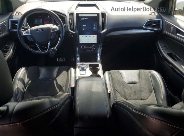 2FMPK4AP6NBA15499 2022 FORD EDGE White Вид панелі приладів