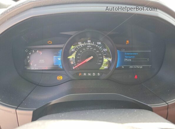 2FMPK4AP6NBA15499 2022 FORD EDGE White Вид щитка приладів