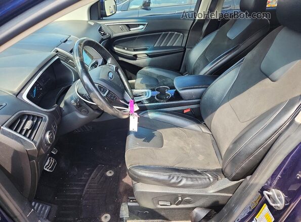 2FMPK4AP9GBC64656 2016 FORD EDGE Blue Vista interior delantera