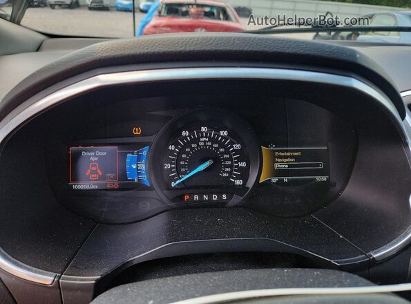 2FMPK4AP9GBC64656 2016 FORD EDGE Blue Vista del cuadro de instrumentos