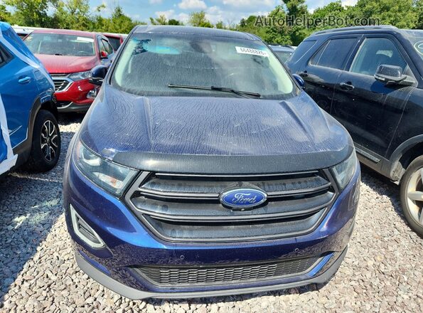 2FMPK4AP9GBC64656 2016 FORD EDGE Blue Vista frontal