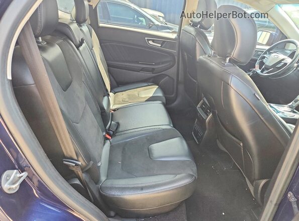 2FMPK4AP9GBC64656 2016 FORD EDGE Blue Vista de los asientos traseros