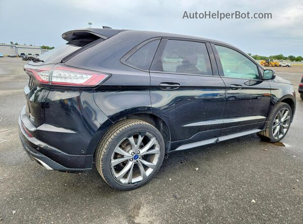 2FMPK4APXGBB02065 2016 FORD EDGE Black Задня права чверть