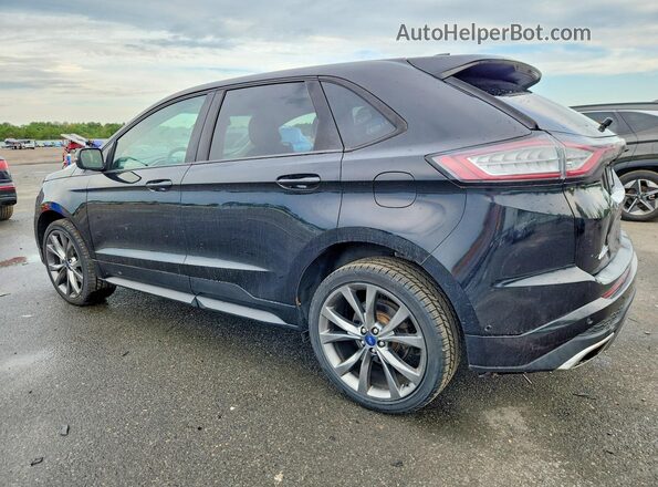 2FMPK4APXGBB02065 2016 FORD EDGE Black Задня ліва чверть