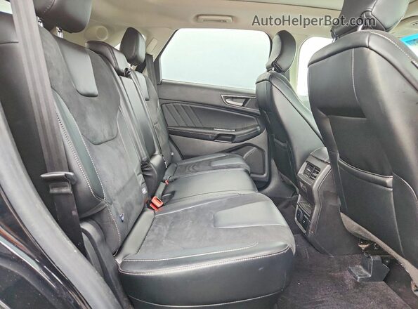 2FMPK4APXGBB02065 2016 FORD EDGE Black Вид задньої частини салону