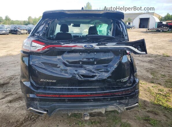 2FMPK4APXHBC56437 2017 FORD EDGE Black Rear view