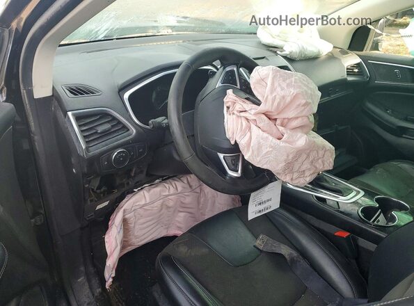 2FMPK4APXHBC56437 2017 FORD EDGE Black Dashboard view