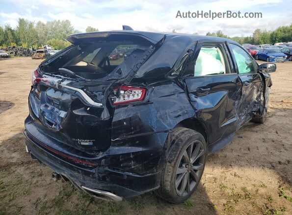2FMPK4APXHBC56437 2017 FORD EDGE Black Rear right