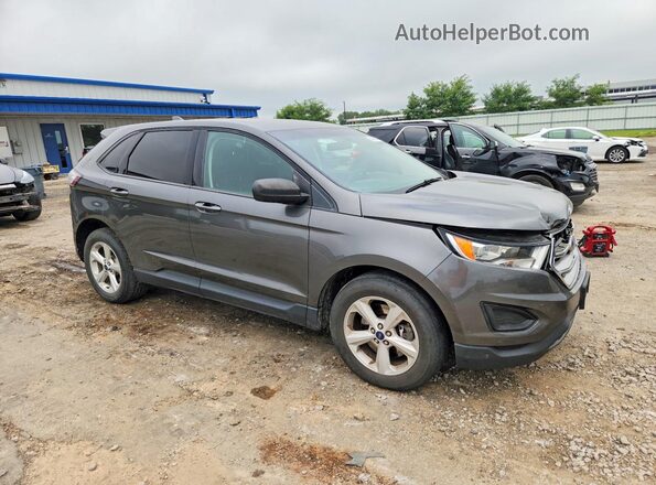 2FMPK4G90GBB26058 2016 FORD EDGE Gray Przód prawy