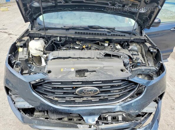 2FMPK4G92RBA83944 2024 FORD EDGE Blue Engine compartment view