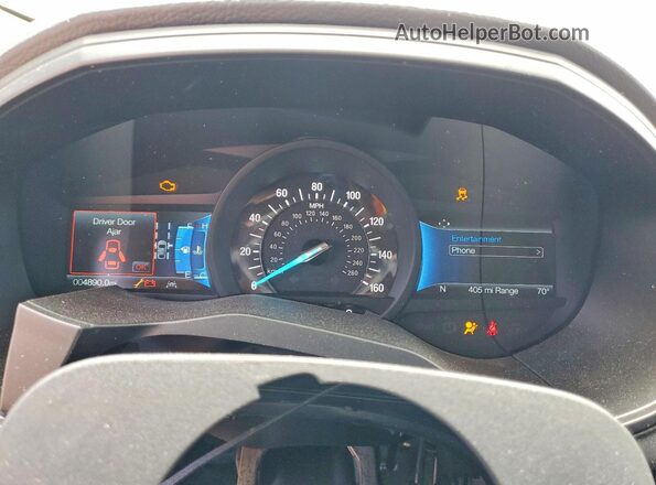 2FMPK4G92RBA83944 2024 FORD EDGE Blue Instrument cluster view