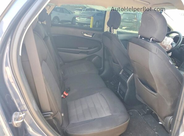 2FMPK4G93KBC49474 2019 FORD EDGE Blue Widok tylnych siedzeń