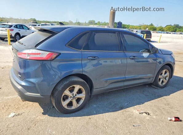 2FMPK4G93KBC49474 2019 FORD EDGE Blue Tył prawy