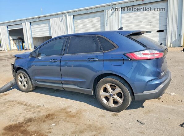 2FMPK4G93KBC49474 2019 FORD EDGE Blue Tył lewy