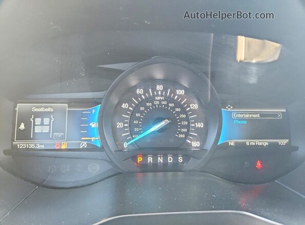 2FMPK4G93NBA26114 2022 FORD EDGE Gray Սարքավորումների վահանակի տեսք