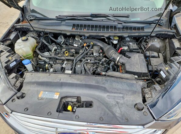 2FMPK4G97NBA22034 2022 FORD EDGE Gray Widok komory silnika