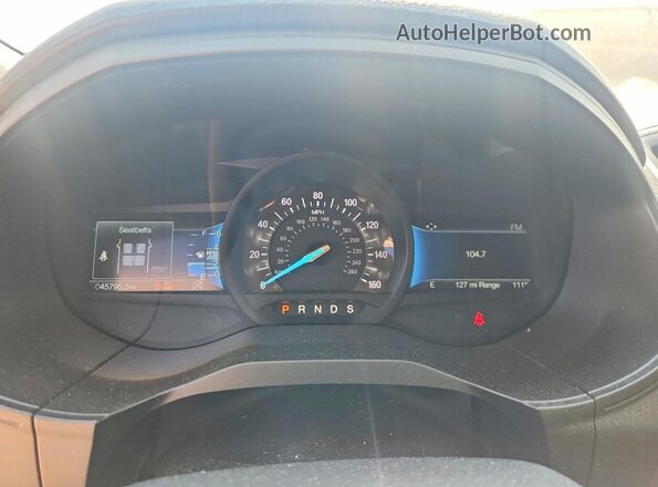 2FMPK4G97NBA42378 2022 FORD EDGE Black ხელსაწყოთა პანელის ხედი