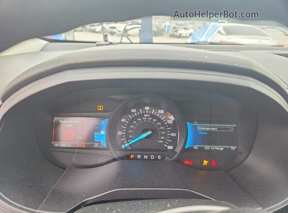 2FMPK4G98RBA64993 2024 FORD EDGE White ხელსაწყოთა პანელის ხედი
